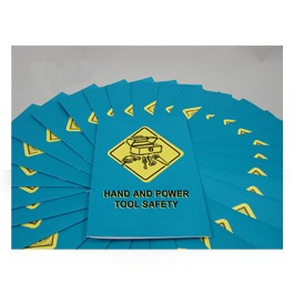 Hand & Power Tool Safety Employee Booklet - in English or Spanish (package of 15)