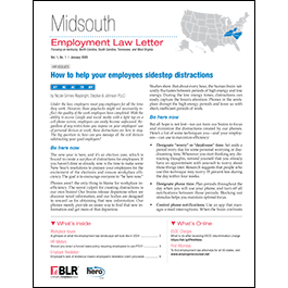 Midsouth Employment Law Letter
