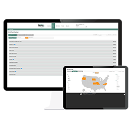 Regulatory Analysis Chart Builder viewed on pc or tablet