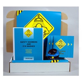 Safety Showers & Eye Washes Safety Meeting Kit - in English or Spanish