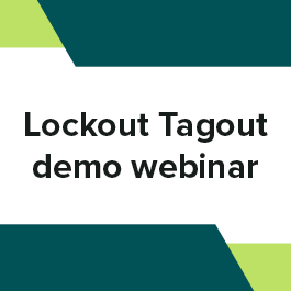 Lockout tagout product demo webinar main image