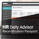 HR Daily Advisor Recertification Passport
