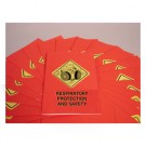 Respiratory Protection and Safety Booklet - in English or Spanish (package of 15)