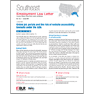 Southeast Employment Law Letter