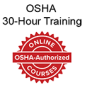 OSHA-Authorized 30-Hour Online Training